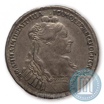 Фото 1 рубль 1734 года  "Тип 1735 года"