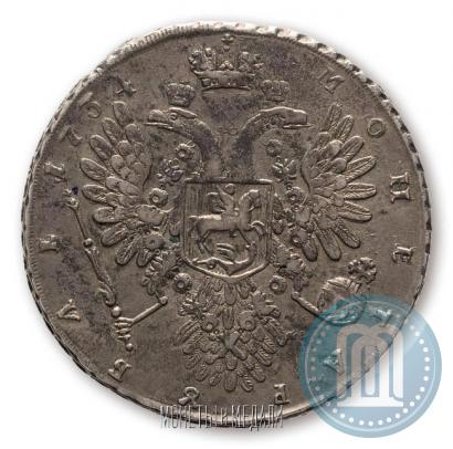 Фото 1 рубль 1734 года  "Тип 1735 года"