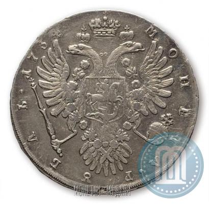 Фото 1 рубль 1734 года  "Тип 1735 года"