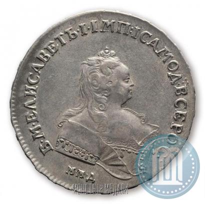 Picture 1 rouble 1742 year ММД 