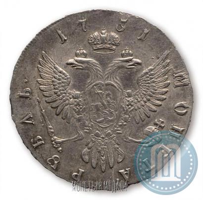 Picture 1 rouble 1751 year ММД 