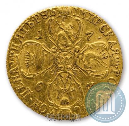 Фото 5 рублей 1767 года СПБ 