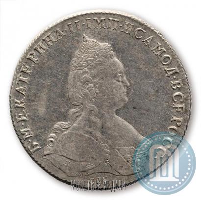 Фото 1 рубль 1786 года СПБ-ЯА 