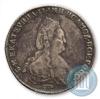 Фото 1 рубль 1787 года СПБ-ЯА 
