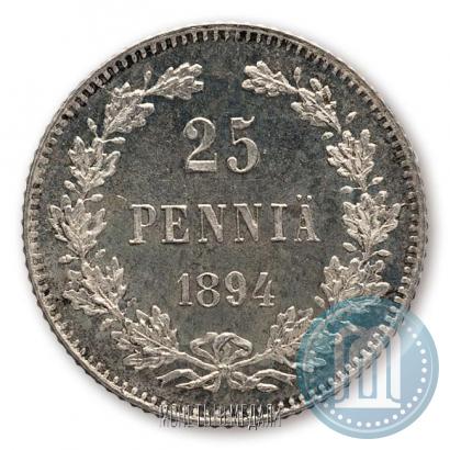 Picture 25 pennia 1894 year L 