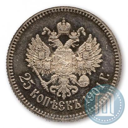 Picture 25 kopecks 1901 year  