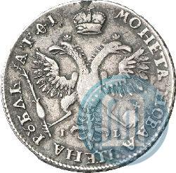 Фото 1 рубль 1719 года OK-IL-L "Портрет в латах"