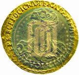 Фото 2 рубля 1727 года  