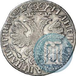 Picture Poltina 1705 year  "Portrait by F. Alekseev"