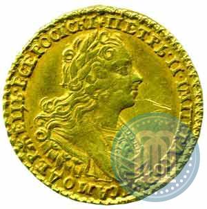Фото 2 рубля 1727 года  