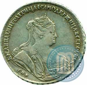Picture 1 rouble 1738 year СПБ "Petersburg type"