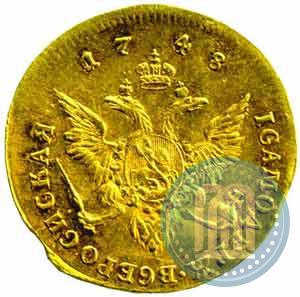 Picture 1 ducat 1748 year  