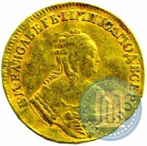 Picture 1 ducat 1753 year  "St. Andrew on the reverse"