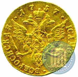 Picture 1 ducat 1757 year СПБ-Ю 
