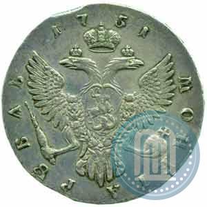 Picture 1 rouble 1751 year ММД 