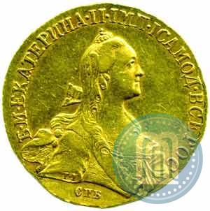 Picture 10 roubles 1766 year СПБ 
