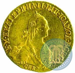 Фото 5 рублей 1775 года СПБ 