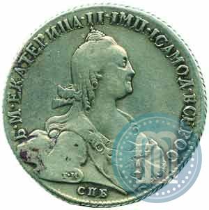 Picture 1 rouble 1774 year СПБ-ФЛ 