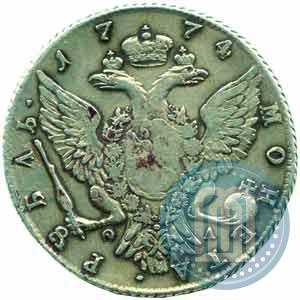 Picture 1 rouble 1774 year СПБ-ФЛ 