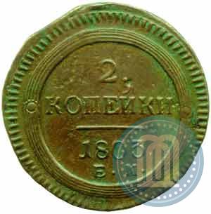 Picture 2 kopecks 1803 year ЕМ 