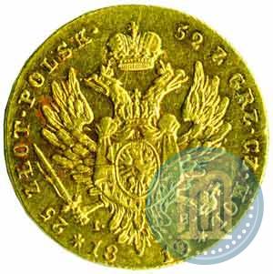 Picture 25 złotych 1819 year IB 