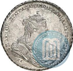 Picture 1 rouble 1738 year СПБ "Petersburg type"
