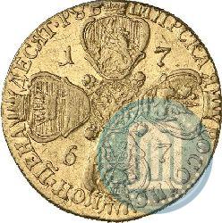 Picture 10 roubles 1767 year СПБ 
