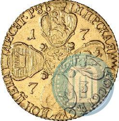 Picture 10 roubles 1773 year СПБ 