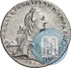 Picture 1 rouble 1766 year СПБ-АШ 
