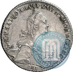 Picture 1 rouble 1774 year СПБ-ФЛ 