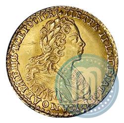 Фото 2 рубля 1727 года  