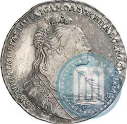 Picture 1 rouble 1735 year  