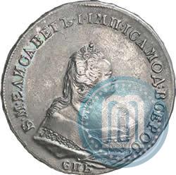 Picture 1 rouble 1742 year СПБ 