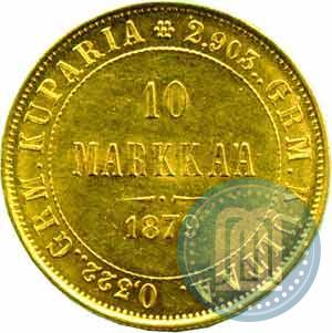 Picture 10 markkaa 1879 year S 