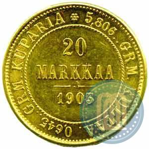 Picture 20 markkaa 1903 year L 