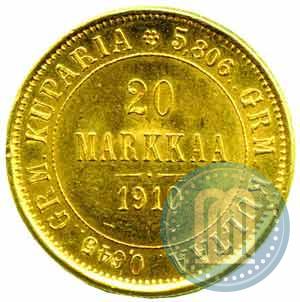 Picture 20 markkaa 1910 year L 