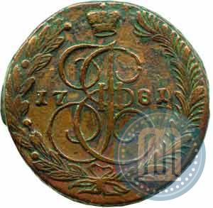 Picture 5 kopecks 1781 year ЕМ 