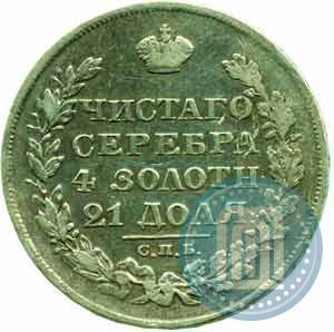 Picture 1 rouble 1828 year СПБ-НГ 
