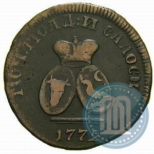 Фото Пара - 3 денги 1772 года  