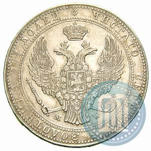 Picture 3/4 roubles - 5 złotych 1839 year MW 