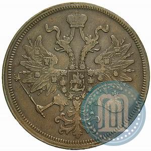 Picture 5 kopecks 1864 year ЕМ 