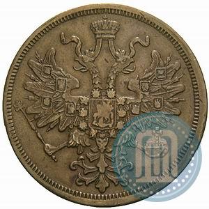 Фото 5 копеек 1866 года ЕМ 