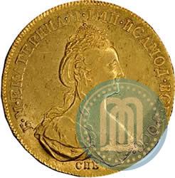 Фото 10 рублей 1777 года СПБ 