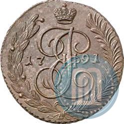 Фото 5 копеек 1791 года АМ 