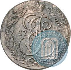 Фото 5 копеек 1794 года КМ 