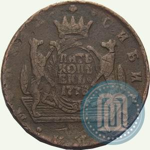 Picture 5 kopecks 1778 year КМ 