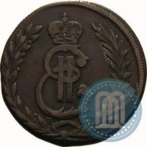 Фото 5 копеек 1779 года КМ 