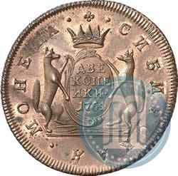 Picture 2 kopecks 1764 year  