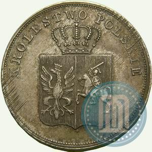 Picture 5 złotych 1831 year KG "Polish uprising"