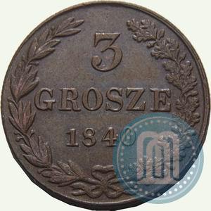 Фото 3 гроша 1840 года MW 